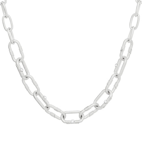 Bibi Bijoux Silver Chunky Chain Necklace