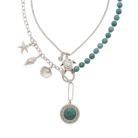 Bibi Bijoux A Summers Dream Turquoise Layered Necklace