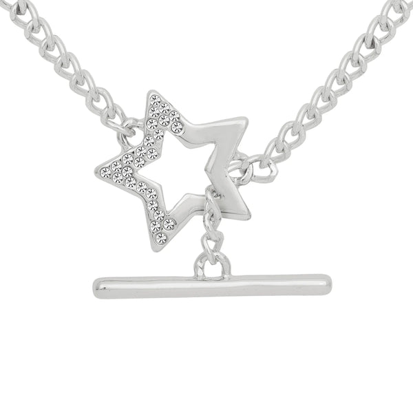 Caramel Jewellery Silver Super Star Necklace