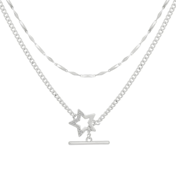Caramel Jewellery Silver Super Star Necklace