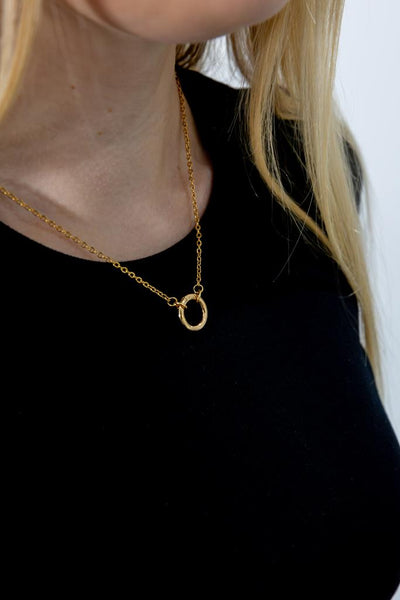 Last True Angel Gold Necklace For Charms
