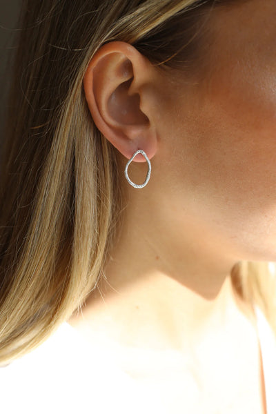 Tutti & Co Silver Seize Earrings
