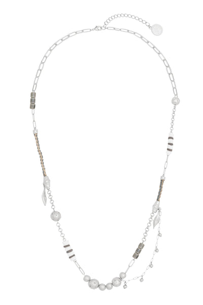Bibi Bijoux Silver San Pedro Statement Necklace