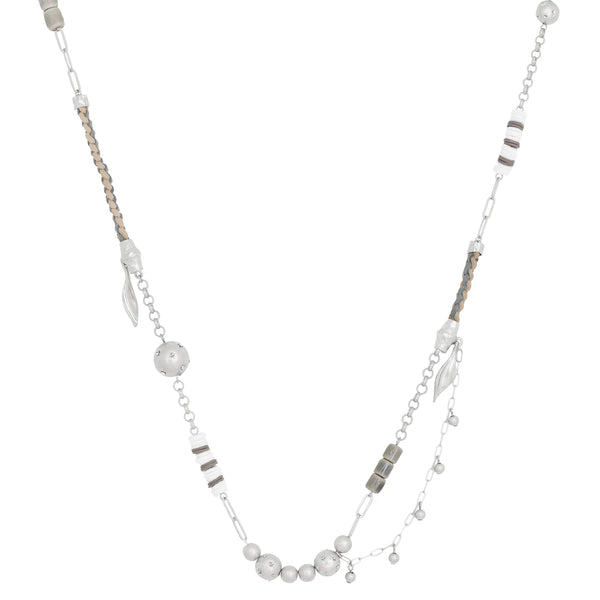 Bibi Bijoux Silver San Pedro Statement Necklace