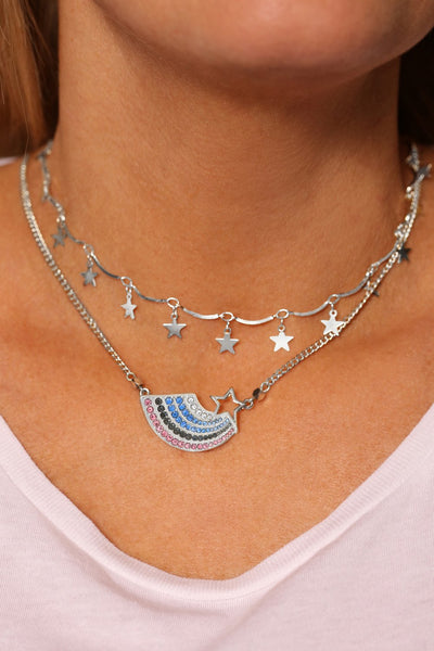 Bibi Bijoux, Kate Thornton, Gold 'Somewhere Over The Rainbow' Necklace