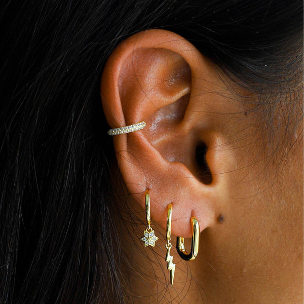 Lillys Amsterdam Single Gold Sparkly Cuff