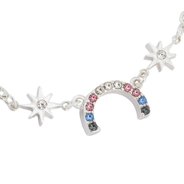 Bibi Bijoux, Kate Thornton Silver 'Hope' Beaded Necklace
