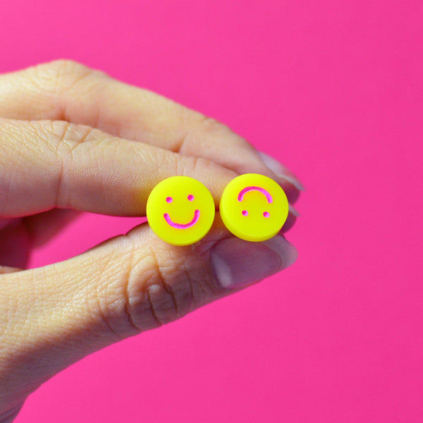 Silly Loaf Emoji Stud Earrings