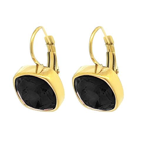 Amorino Black Zirconia Earrings