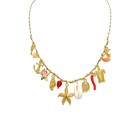 Amorino, Gift Boxed, Marine Charm Necklace