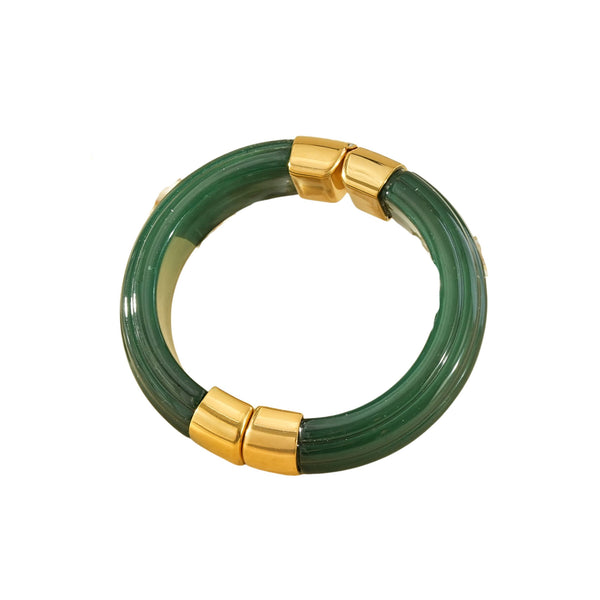 Eclat Paris Green Magnetic Statement Bracelet