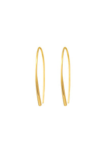 One & Eight Gold Drop Earrings