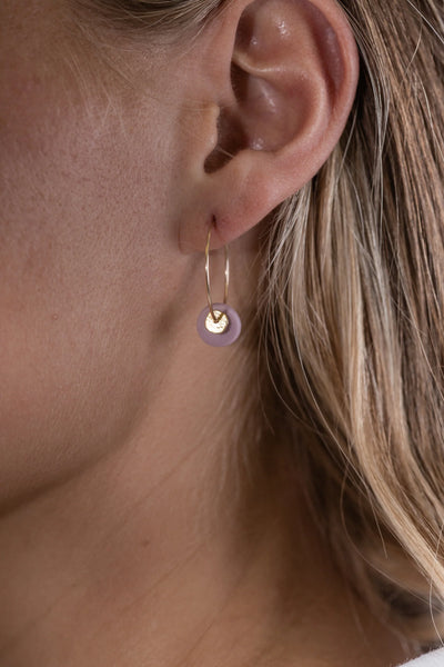 One & Eight Periwinkle Orla Earrings