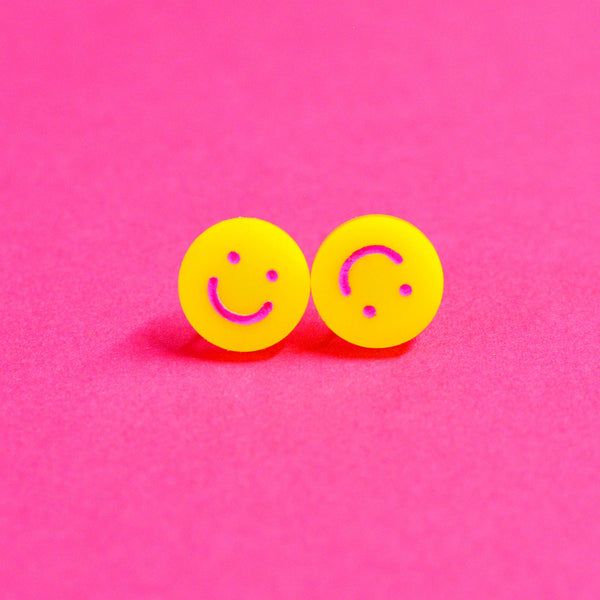 Silly Loaf Emoji Stud Earrings