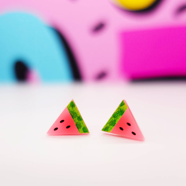 Sily Loaf Watermelon Stud Earringns