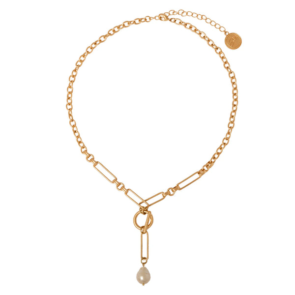 Bibi Bijoux Pearl Elegance Drop Pendant Necklace