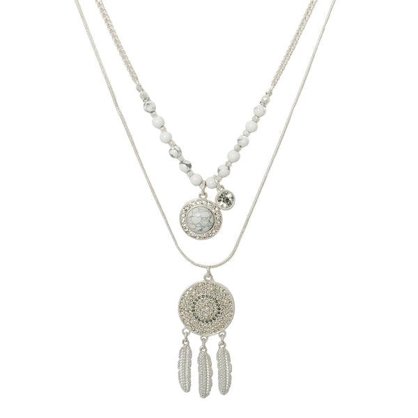 Bibi Bijoux Silver Dreamcatcher Necklace