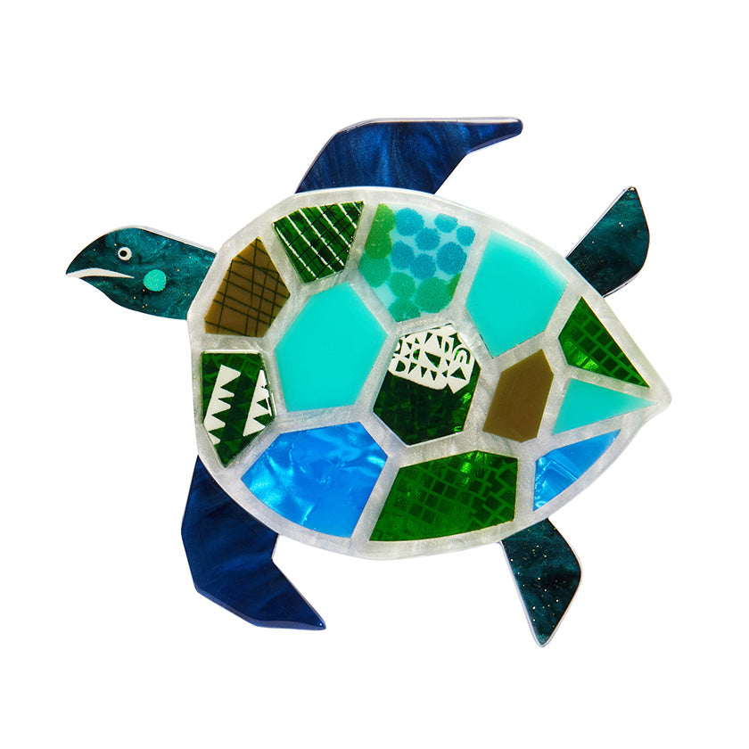 Erstwilder Clare Youngs A Turtle Named Groan Brooch