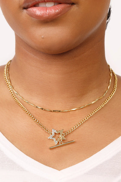 Caramel Jewellery Gold Super Star Necklace