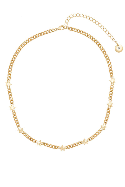 Caramel Jewellery Gold Star Choker Necklace
