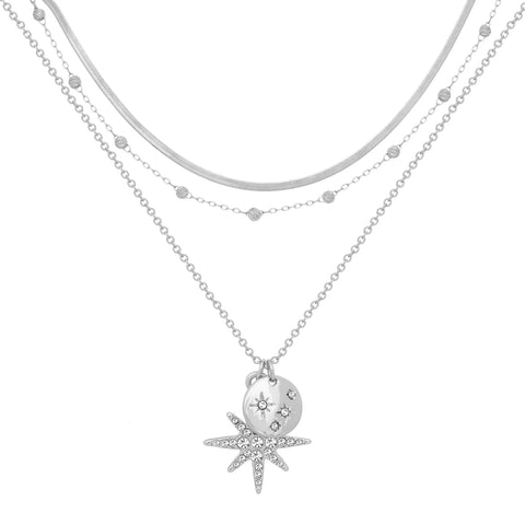 Caramel Jewellery Silver Eternal Star Necklace