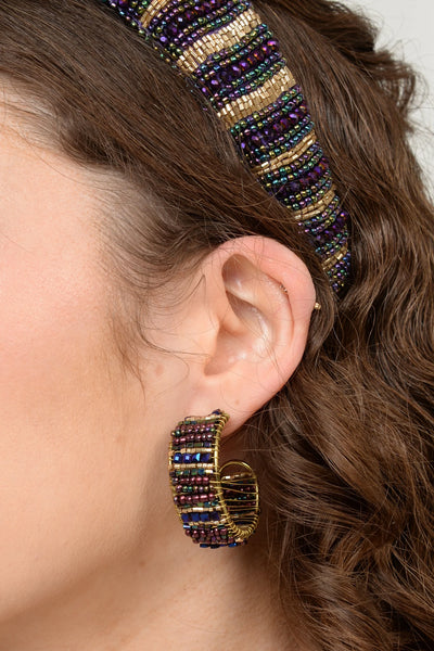 my-doris-purple-hand-beaded-wrapped-hoop-stud-earrings