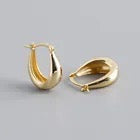 Piccadilly Lily Gold Chunky Hoop Earrings