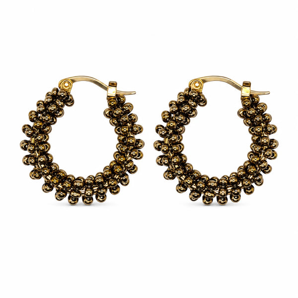 The Narratives Bestselling Bronze Mini Hoop Earrings