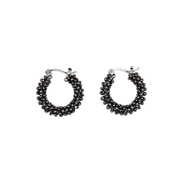 the-narratives-hematite-grey-mini-hoop-earrings