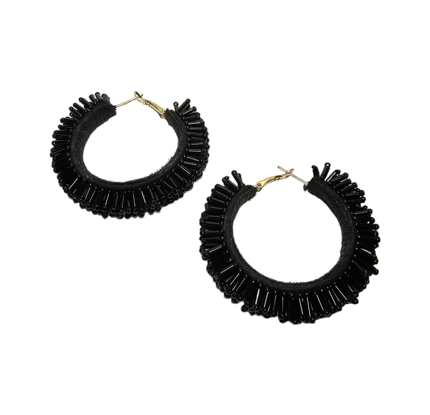 The Narratives Black Bar Statement Earrings