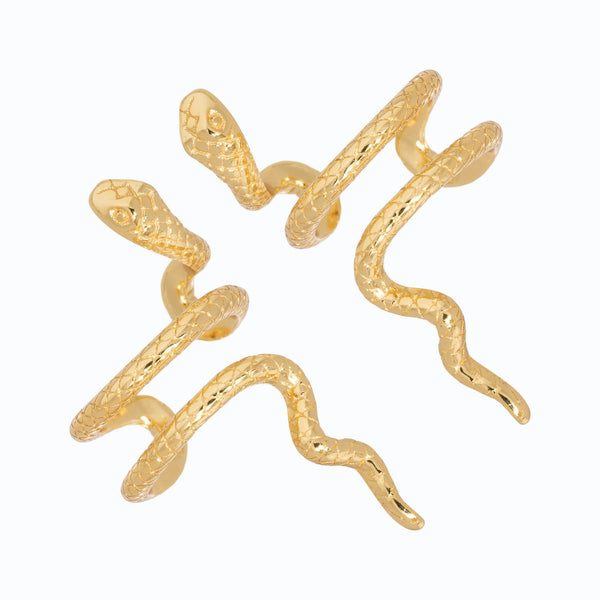 Lillys Amsterdam Gold Snake Cuff