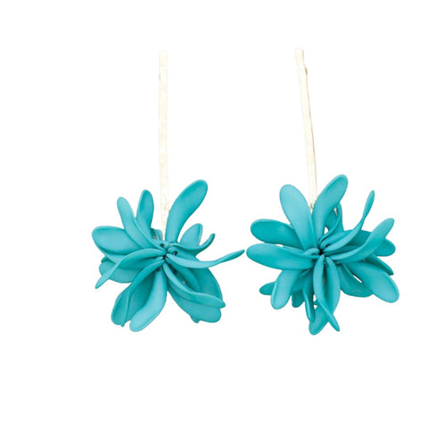Sonata Turquoise Statement Resin Stud Earrings