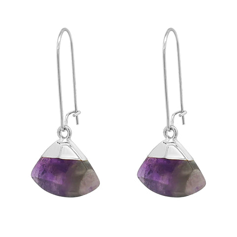 Amorino, Gift Boxed, Purple Stone Drop Earrings