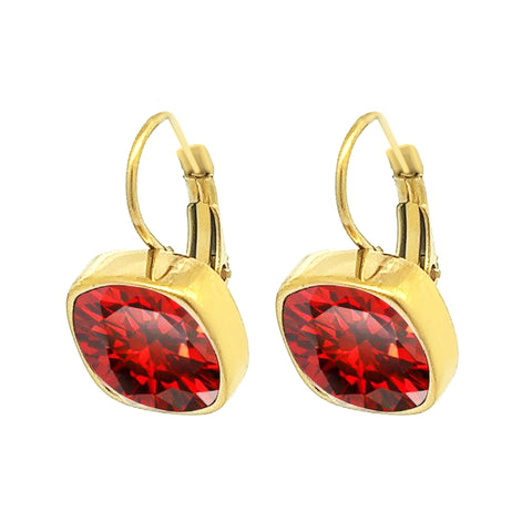 Amorino Red Crystal Earrings