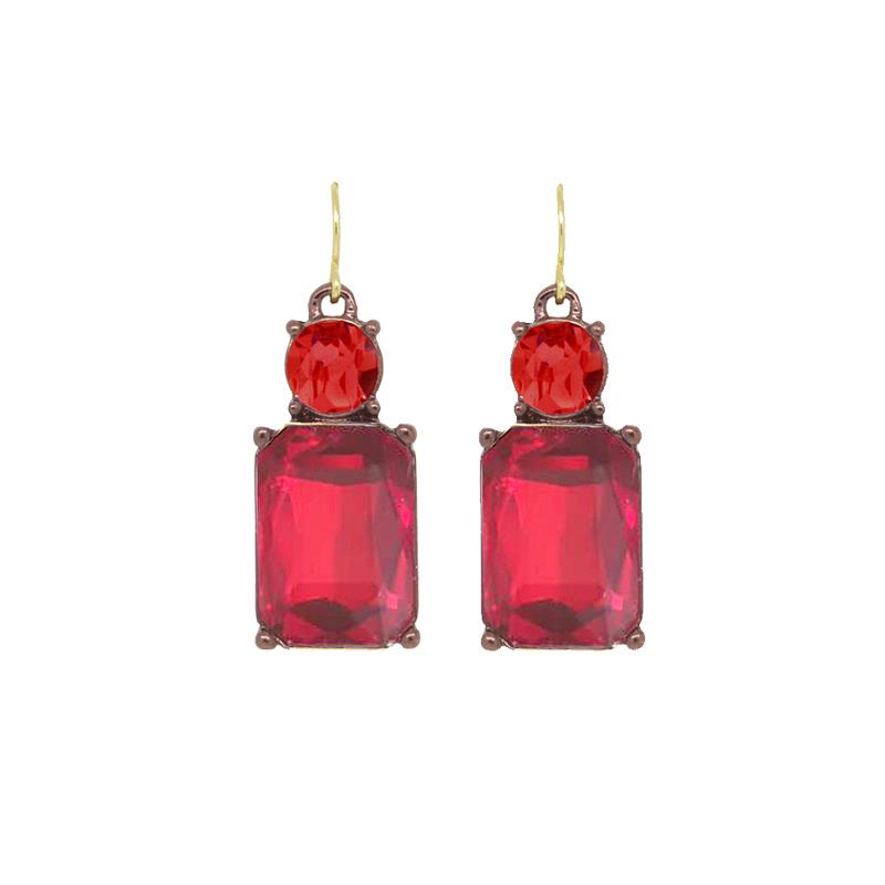 Last True Angel Bestselling Red Crystal Drop Earrings