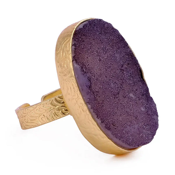 el-joyero-hand-made-raw-purple-druzy-adjustable-ring