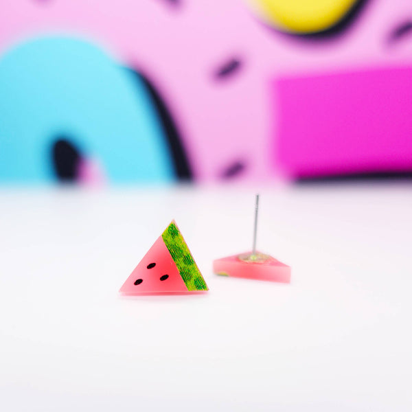 Sily Loaf Watermelon Stud Earringns
