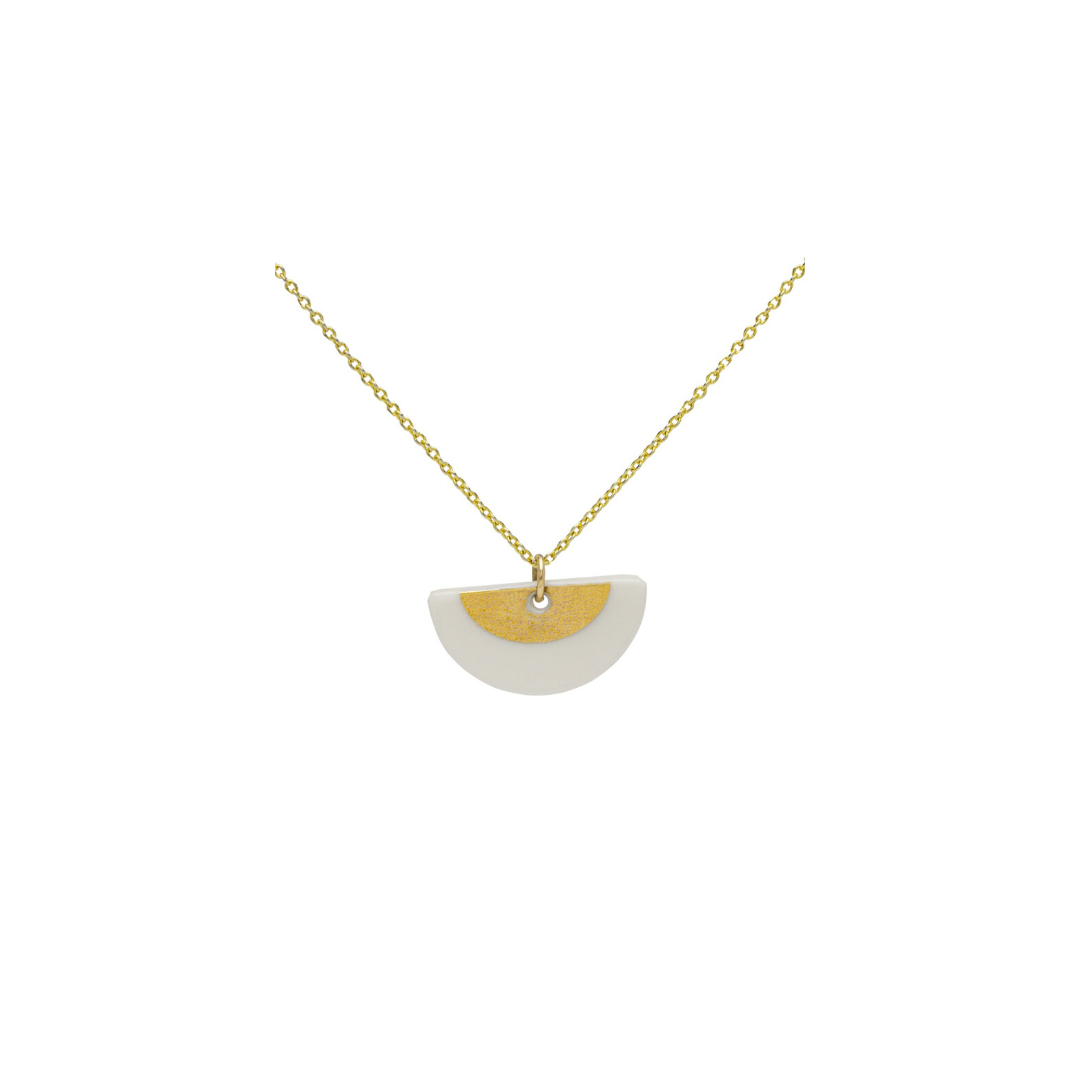 One & Eight Porcelain Gold Ora necklace