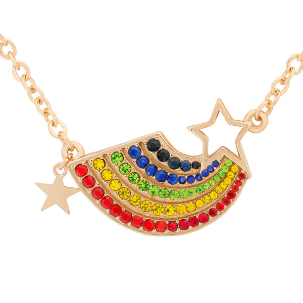 Bibi Bijoux, Kate Thornton, Gold 'Somewhere Over The Rainbow' Necklace