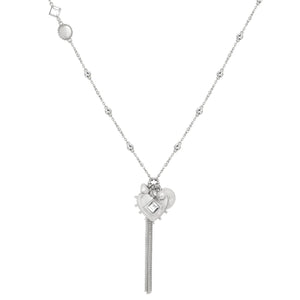 Bibi Bijoux Silver Devotion Necklace