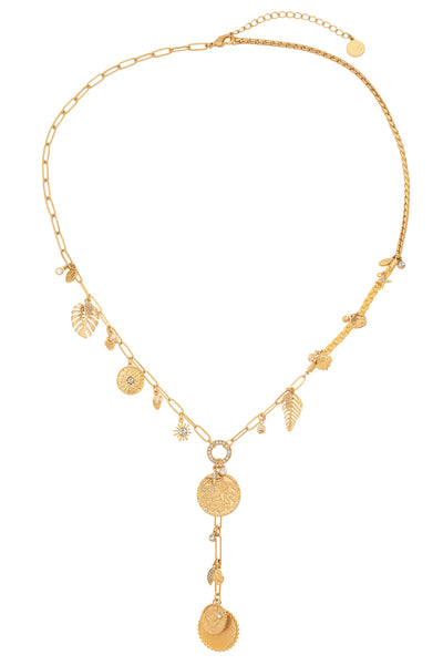 Bibi Bijoux Gold Ibiza Lariat Necklace