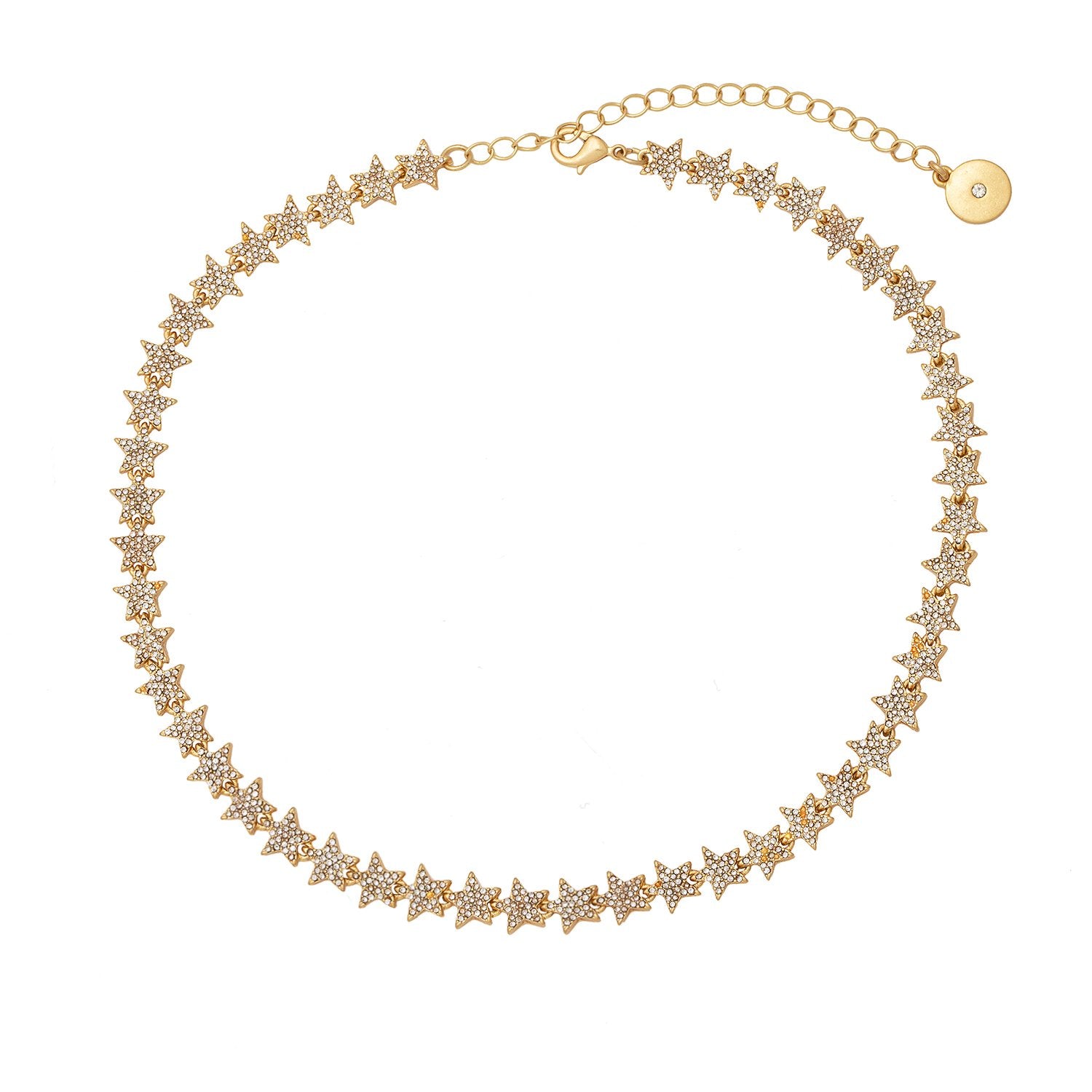 Kate Thornton Bibi Bijoux Gold Tennis Necklace