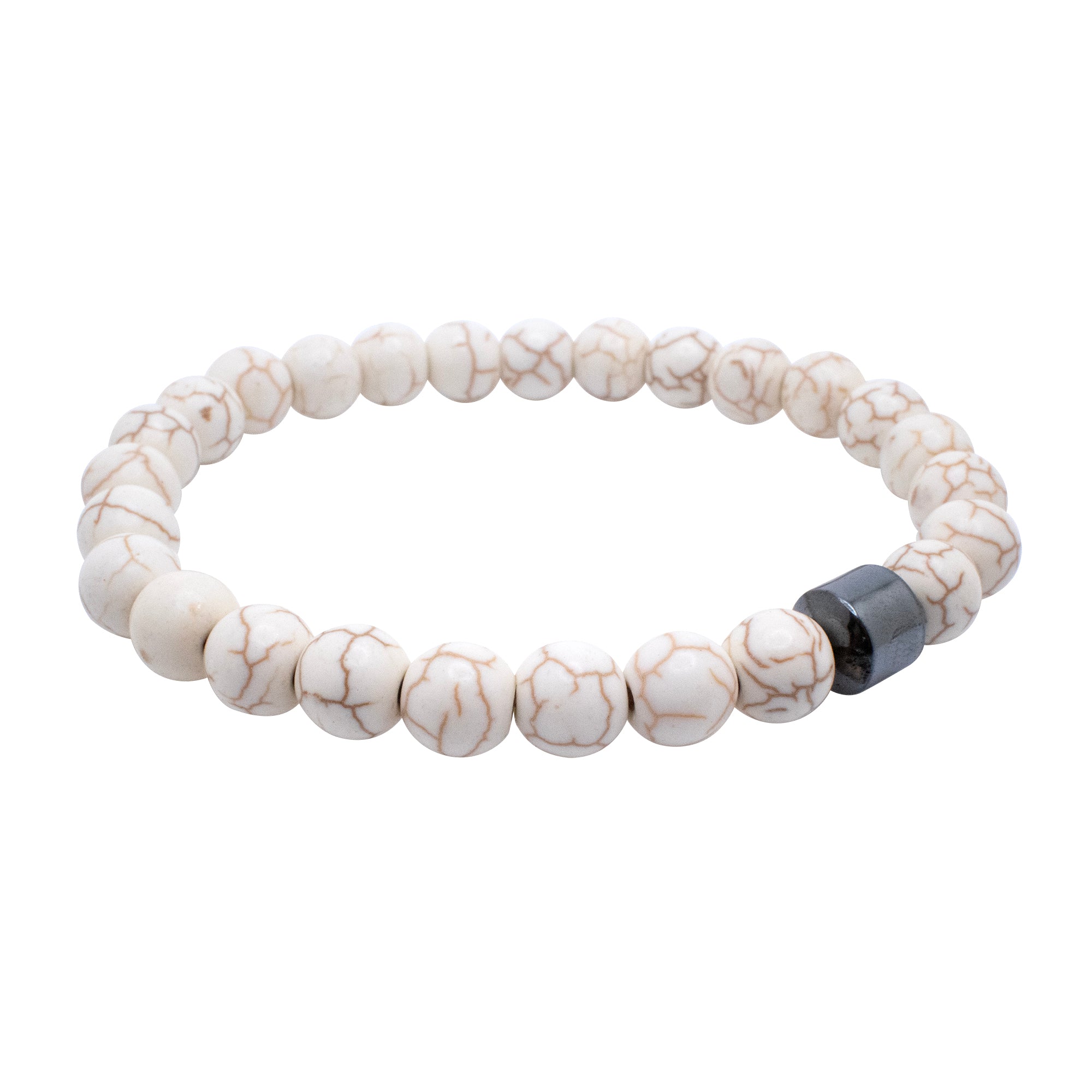 lily white piccadilly piccadilly-lily-mens-cream-howlite-gemstone-stretch-bracelet – Piccadilly Lily