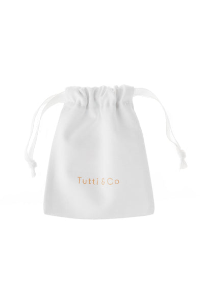 Tutti & Co Gold Quartz T-Bar Necklace